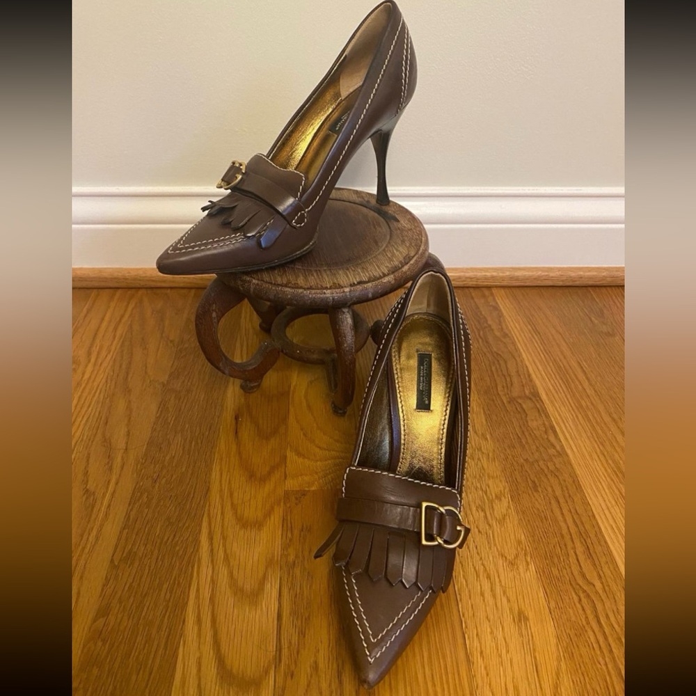 Dolce and Gabana vintage loafer heels